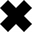Point de croix monochrome fig-geom/croix-sandre