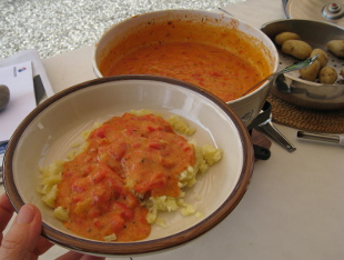 Fondue aux tomates