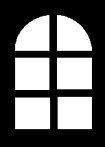 Point de croix monochrome noel/fenetre1