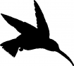Point de croix monochrome oiseaux/oiseau1
