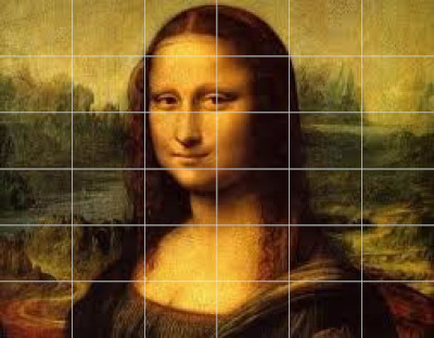 Grid on the Mona Lisa