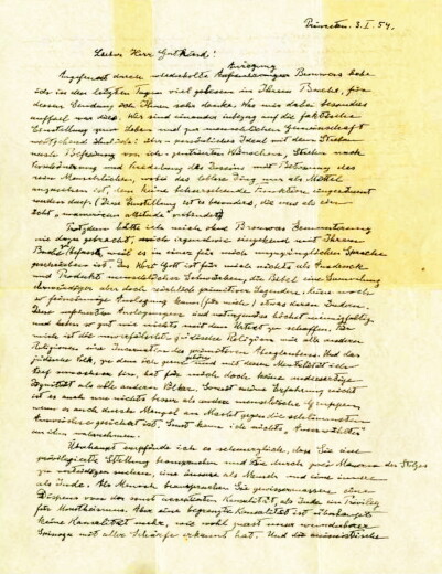 Lettre d'Einstein